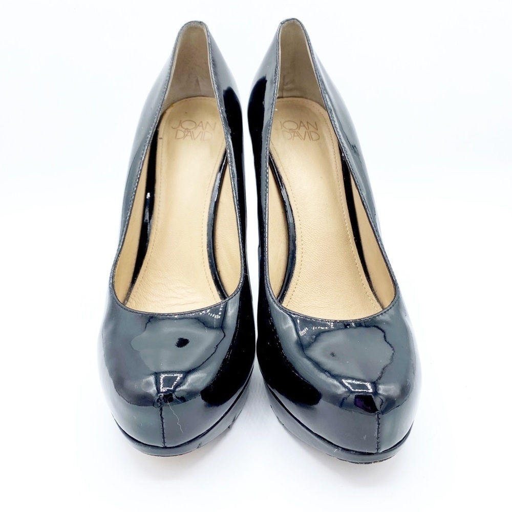 JOAN & DAVID Black Patent DaniColette Pumps